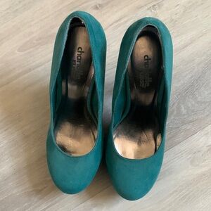 Teal 5in heels